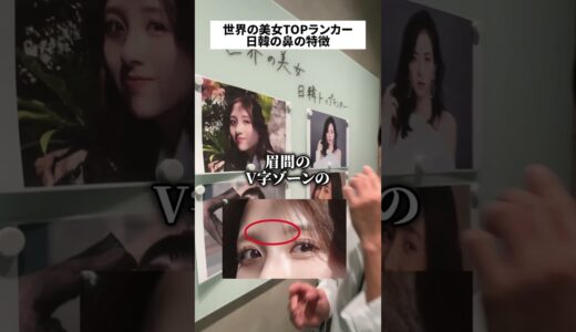 【鼻整形】日韓の鼻の比較 #short