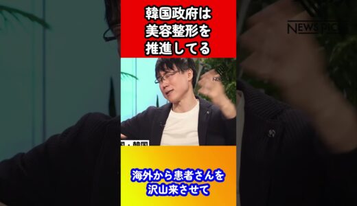 【ホリエモン】韓国政府は美容整形を推進してる【切り抜き】#切り抜き