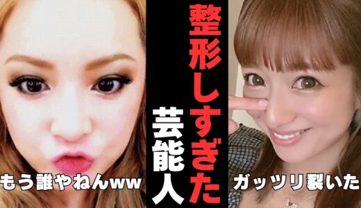 【有益2ch】美容整形しすぎて残念…どこにでもいる整形顔になってしまった芸能人【ガルちゃん】
