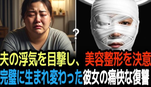 夫の不倫を知り美容整形を決意した妻｜完璧に生まれ変わった彼女の痛快な復讐